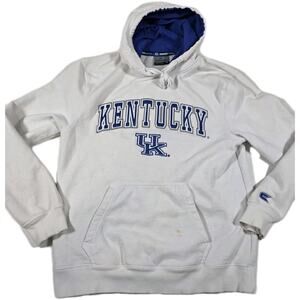 Kentucky Wildcats NCAA Colosseum White Pullover Hoodie Size Med